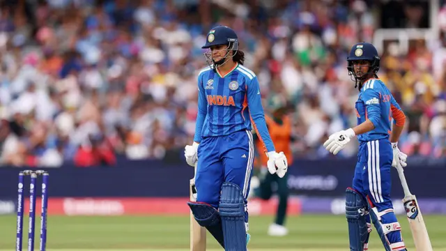 స్మృతి మంధాన రనౌట్, నిరాశలో జెమీమా రోడ్రిగ్స్ 