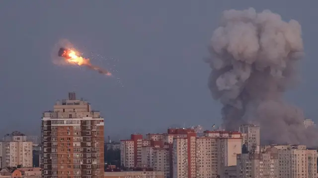 Ruski raketni napad u Kijevu