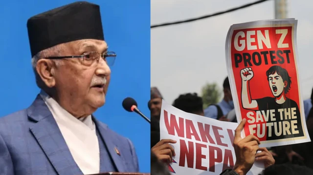 நேபாளம், இளைஞர் போராட்டம், கே.பி.ஒலி