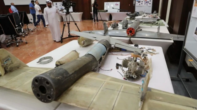 ኣብ 2022 ናብ ርእሰ ከተማ ኢማራት ዓረብ ኣቡዳቢ ካብ የመን ዝተወንጨፈ ድሮን