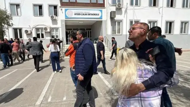 Місце, де сталася стрілянина у школі Туреччини