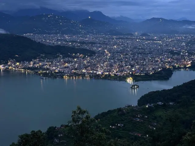 पुम्दीबाट देखिएको फेवाताल