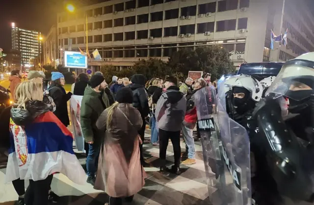 protest u Novom Sadu i incidenti