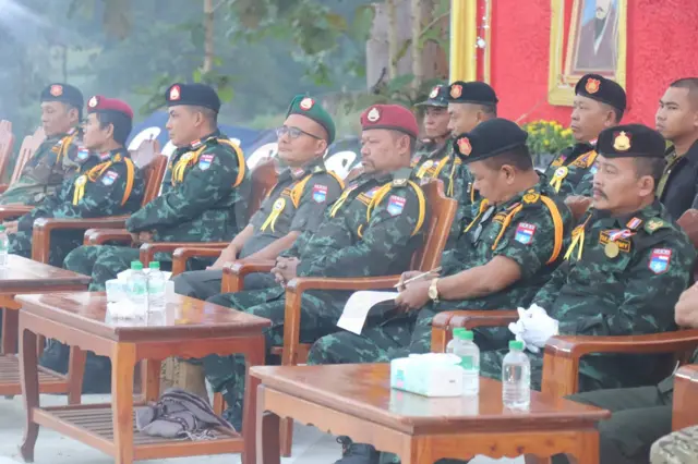 DKBA တည်ထောင်ခြင်း (၃၁) နှစ်မြောက် အခမ်းအနားမှာတွေ့ရတဲ့ DKBA တပ်ဖွဲ့ထိပ်ပိုင်းခေါင်းဆောင်တွေ