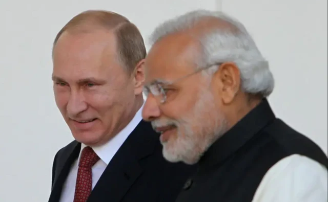 ਨਰਿੰਦਰ ਮੋਦੀ ਅਤੇ ਵਲਾਦਮੀਰ ਪੁਤਿਨ 