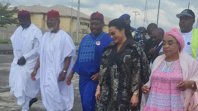 Mgbe odeakwụkwọ Gọọmentị etiti George Akume wụchiri n'ọdọụgbọelu Imo Steetị.