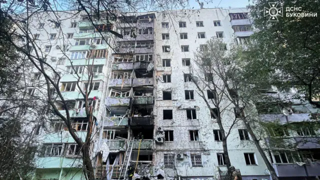 Руйнування у Чернівцях