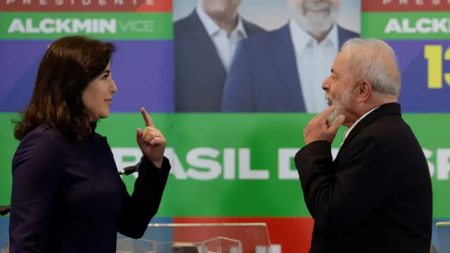 Tebet e Lula.