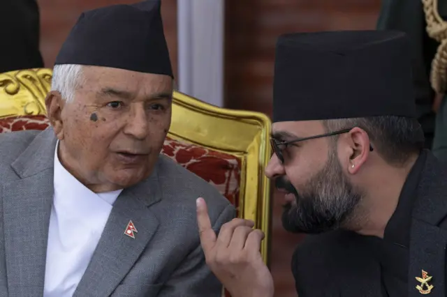 राष्ट्रपतिसँग बालेन