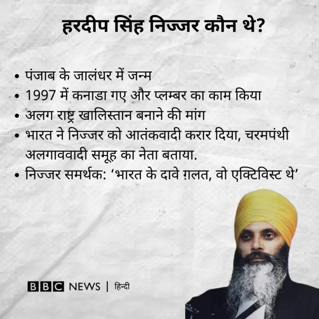 हरदीप सिंह निज्जर का जन्म पंजाब के जालंधर में हुआ था. 