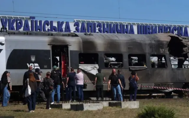 Спалений вагон