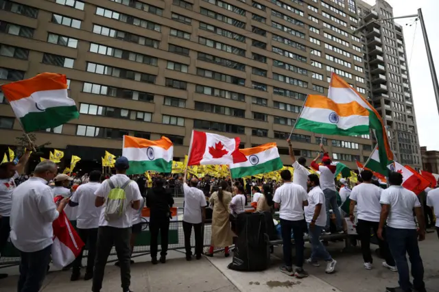 காலிஸ்தான் ஆதரவாளர்கள் பேரணி