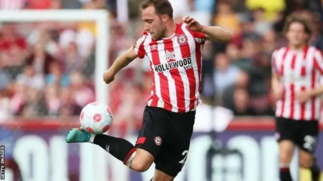 Christian Eriksen ya kwashe rabin kakar da ta wuce a Brentford 