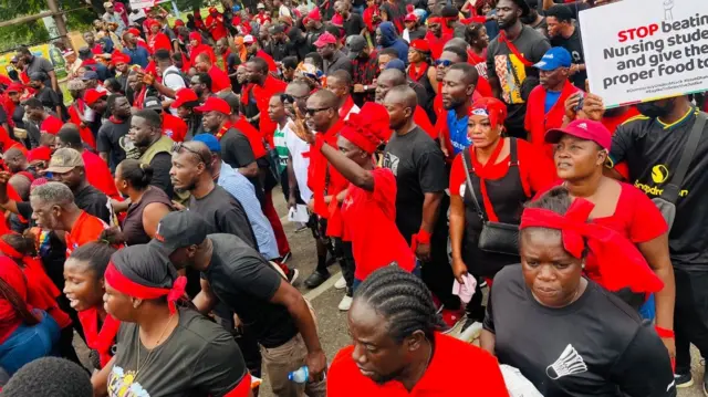 Ghanaian protesters