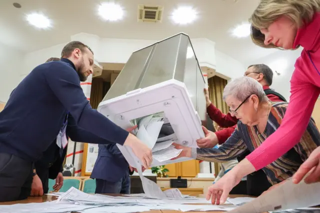 Подсчет голосов на участке 