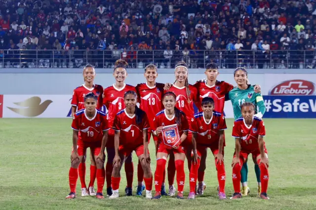 नेपाली महिला फुटबल टिम