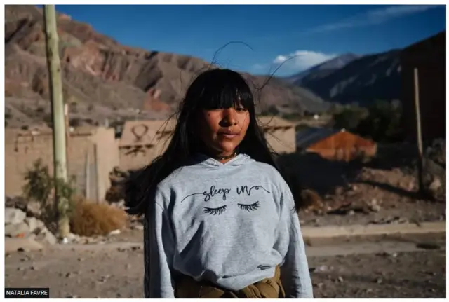 विरोध प्रदर्शन में शामिल 13 साल की गैब्रिएला भी हैं.