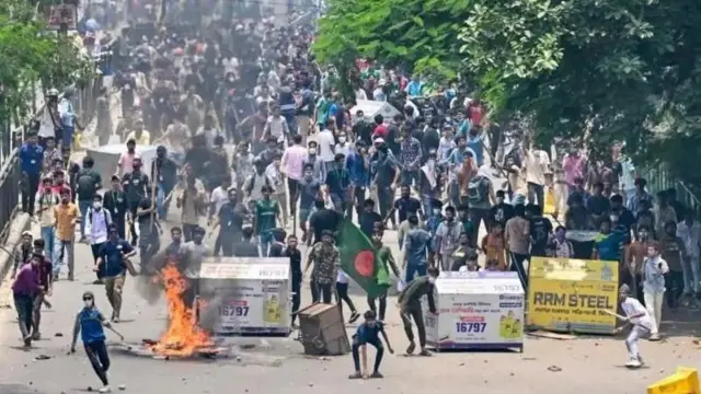 কোটা সংস্কার আন্দোলন থেকে সহিংসতা-সংঘর্ষ ছড়িয়ে পড়ে - ফাইল ছবি