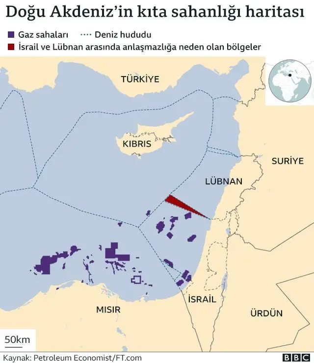 Doğu Akdeniz haritası