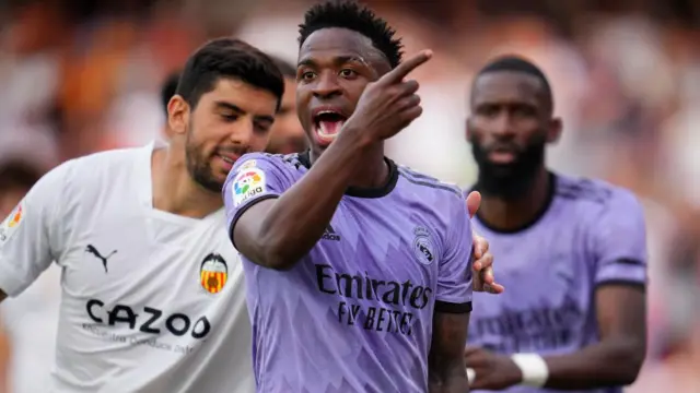 Valencia vs Real Madrid highlights: Vinicius Junior claim say 'La Liga  belong to racists' afta Mestalla abuse - BBC News Pidgin