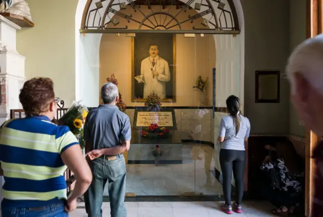 Capilla donde están los restos de José Gregorio Hernández