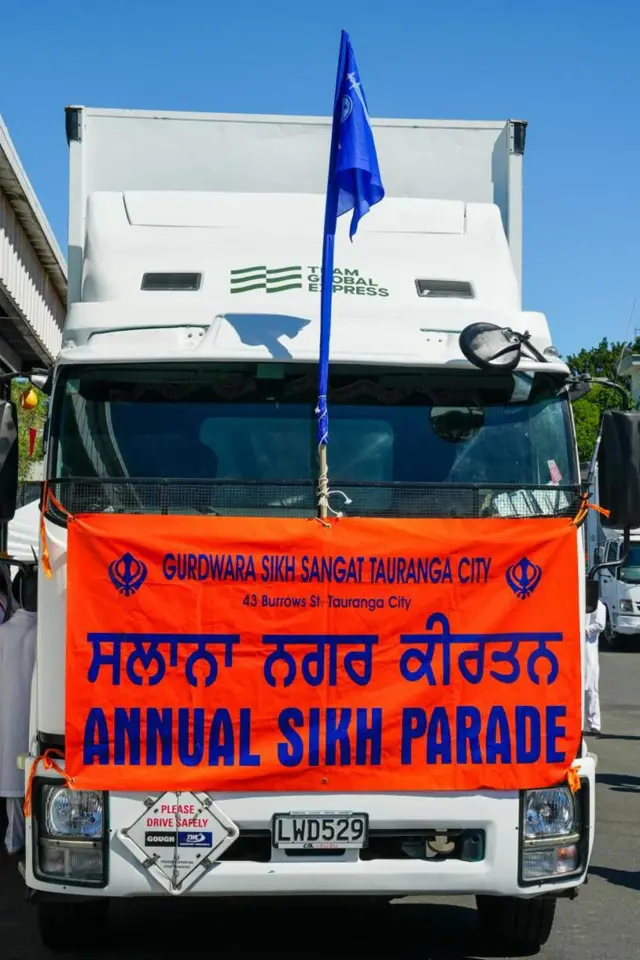 ਨਗਰ ਕੀਤਰਨ 'ਚ ਸ਼ਾਮਲ ਇੱਕ ਵਾਹਨ