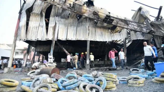 ਅੱਗ ਹਾਦਸੇ ਤੋਂ ਬਾਅਦ ਬਚਾਅ ਕਾਰਜ