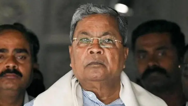 कांग्रेस नेता और कर्नाटक के मुख्यमंत्री सिद्धारमैया
