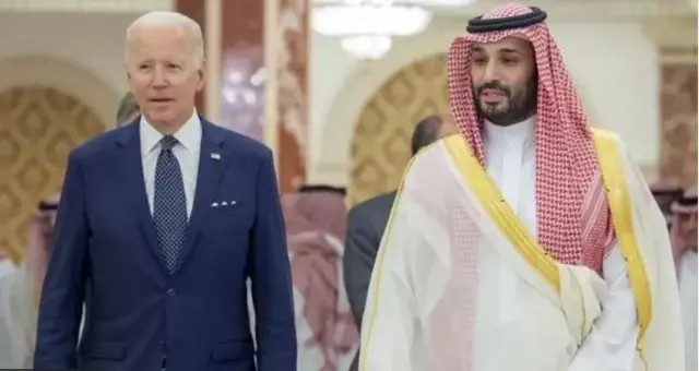 Biden iyo bin Salmaan﻿