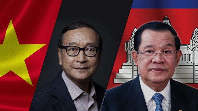 Ông Hun Sen và ông Sam Rainsy