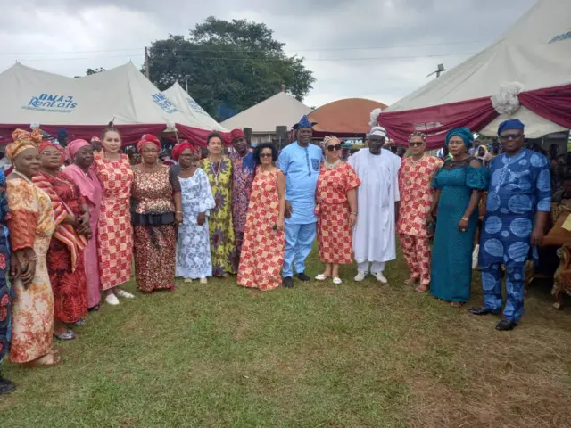 Awọn alejo to wa kopa nibi ayẹyẹ ọdun Sango