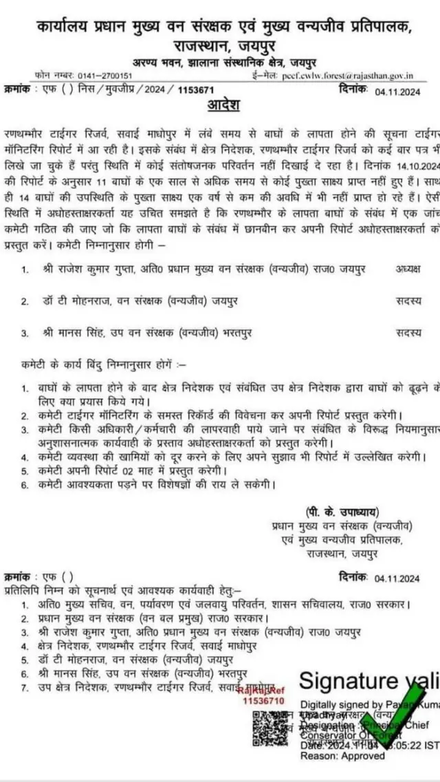 रणथंभौर टाइगर रिज़र्व.