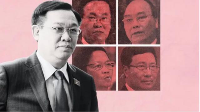 Việc ông Vương Đình Hụê mất chức được coi là một cơn địa chấn chính trị