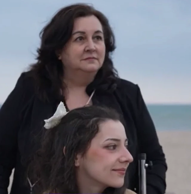 Noelia Castillo y su madre.