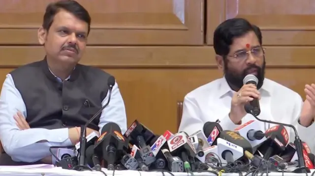 देवेंद्र फडणवीस आणि एकनाथ शिंदे 