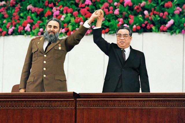 Fidel Castro e Kim Il-sungwww esportesdasorte net site esportesdasorte net1986