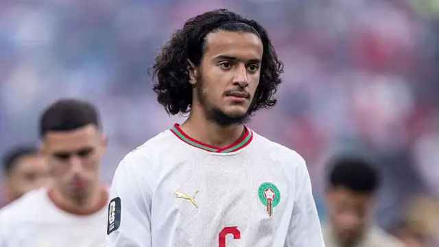 O marroquino Ayyoub Bouaddi, durante o jogo Marrocos x Canadá, pela Copa do Mundo de 2026