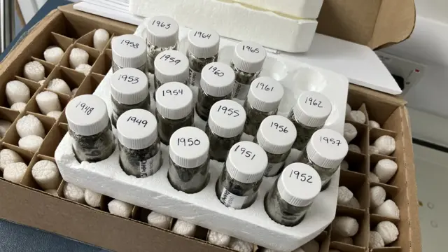 Crawford Lake sediment samples