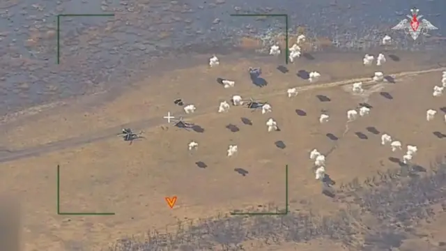 Удар по украинской вертолетной группе