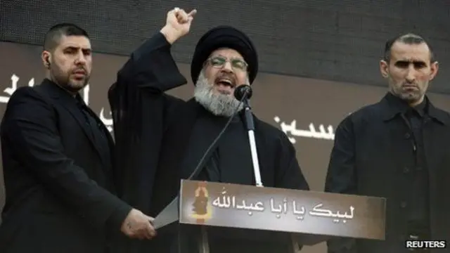 Lebanon's Hezbollah leader Hassan Nasrallah