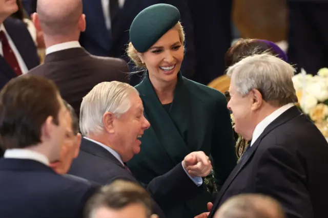 Ліндсі Грем й Іванка Трамп Ліндсі Грем й Іванка Трамп