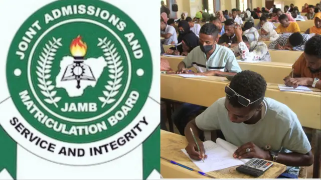 Aworan idanimọ ajọ ati aworan awọn akẹkọọ to nṣe idanwo.