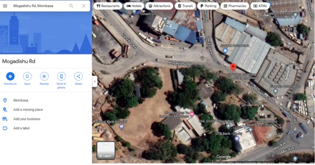 Mogadishu Road, Mombasa, Kenya. 