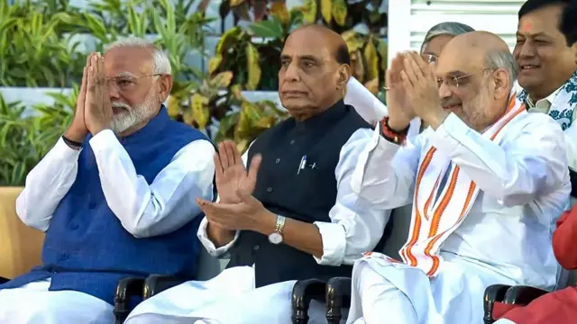 नरेंद्र मोदी ने तीसरी बार ली प्रधानमंत्री पद की शपथ, इन चेहरों को मिली  कैबिनेट में जगह - BBC News हिंदी
