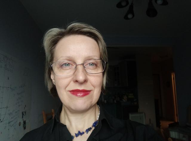 Tatiana Chervenko com expressão serena