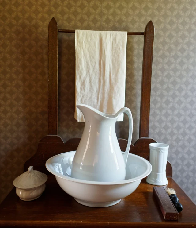 Du materel ancien de bain