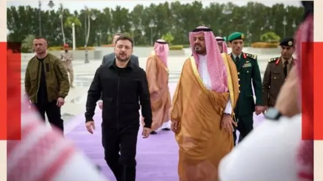 زيلينسكي في الخليج