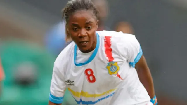 Marlene Yav Kasaj in action for DR Congo