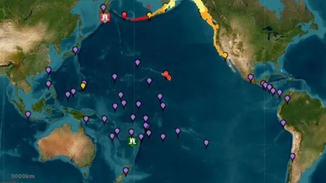 ဆူနာမီလှိုင်းဖြစ်တဲ့ ရုရှားနိုင်ငံအ‌ရှေ့ဘက် ကမ်ချက်က ကျွန်းဆွယ် နေရာ