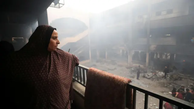 Posledice izraelskog napada na školu u gradu Gazi